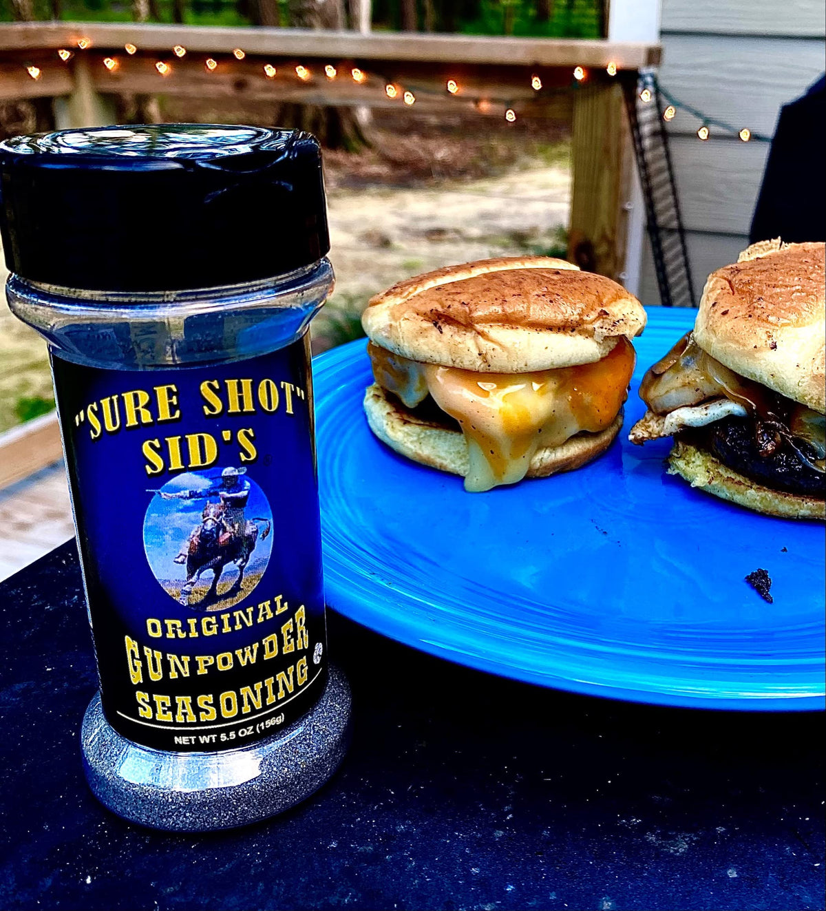Sure Shot Sid's Original Gunpowder Seasoning fries and veggies use adds crisp, flavorful coat.