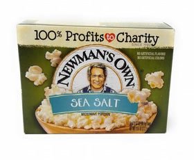 Surgeark Newmans Own Microwave Popcorn Reg packaging ready for quick snacking