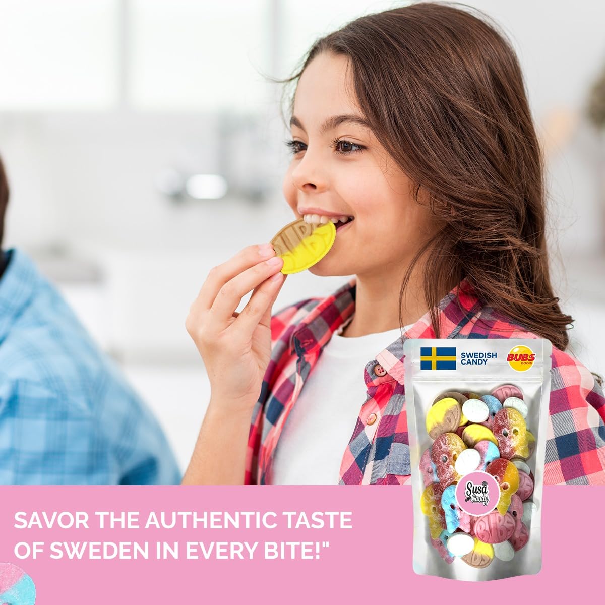 Susa Candy Bubs Swedish Candy Mix vegan gummies, gelatin-free and allergen-friendly