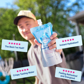 Susosu Water 20-pack on the go supports convenient hydration anywhere.