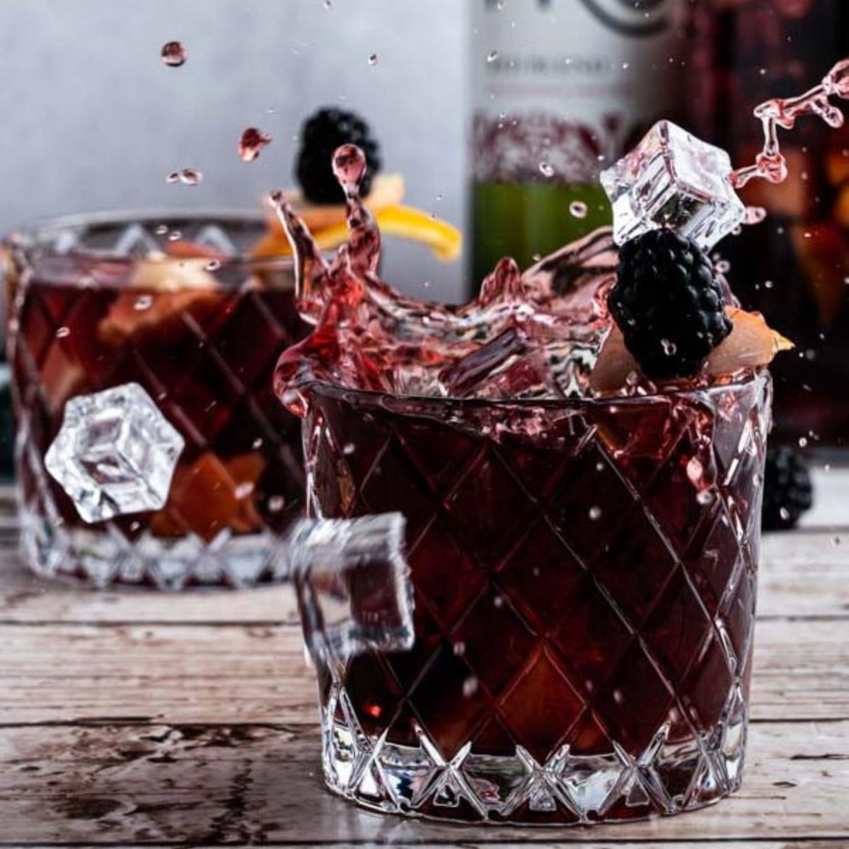 Aroma hints of black cherry with a subtle smoky tone in the glass