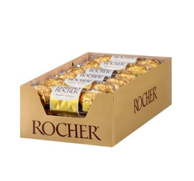 SVQQPE Ferrero Rocher 3pc box 12ct gold foil wrappers evoke luxury.