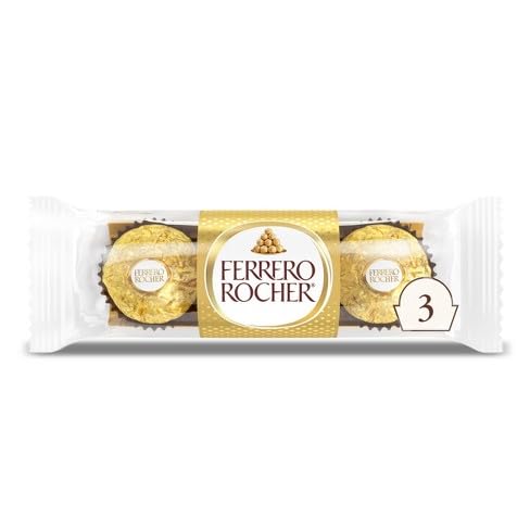 SVQQPE Ferrero Rocher 3pc box 12ct serving setup for entertaining guests.