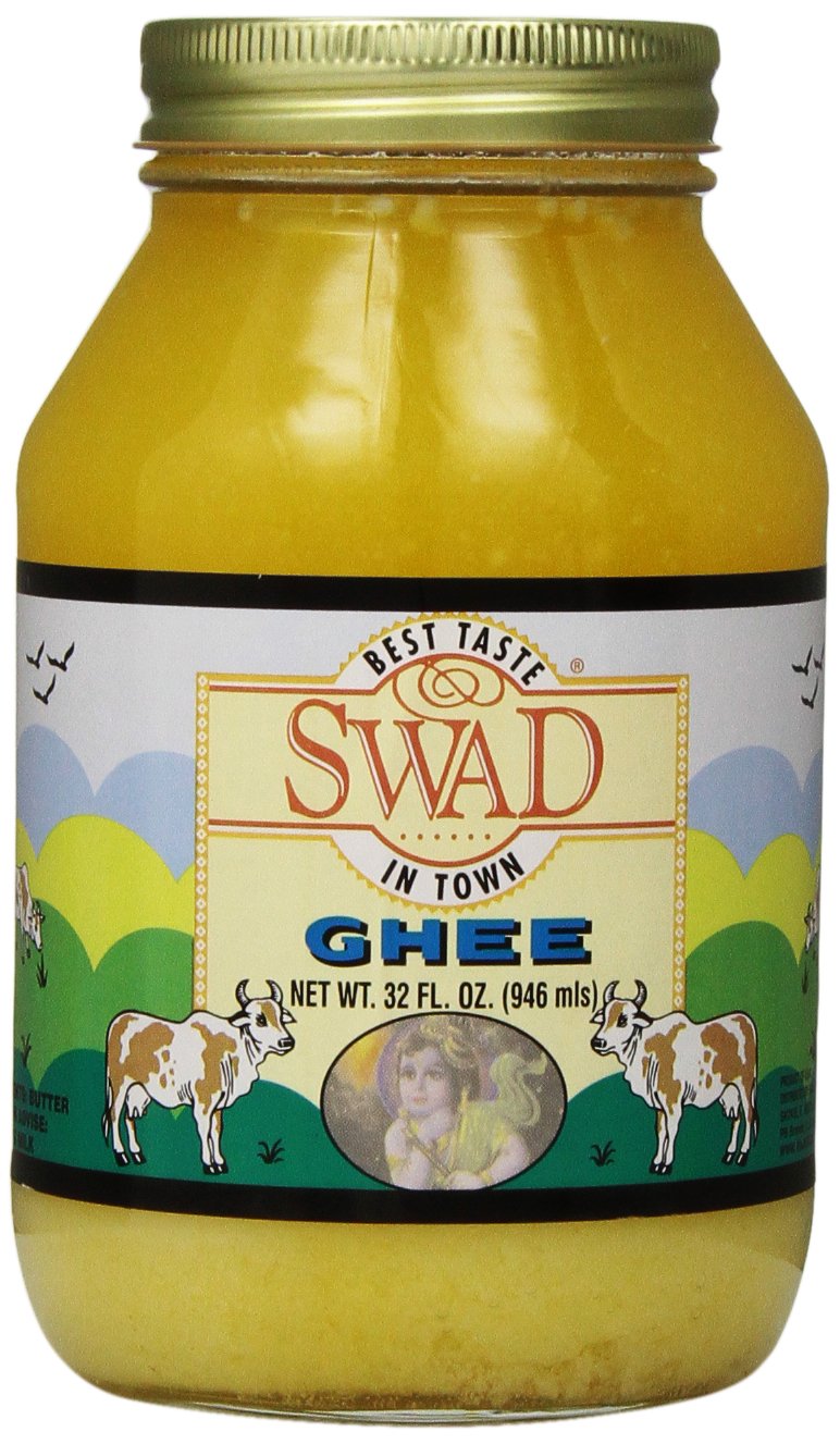 Swad Pure Ghee jar for versatile cooking and rich flavor