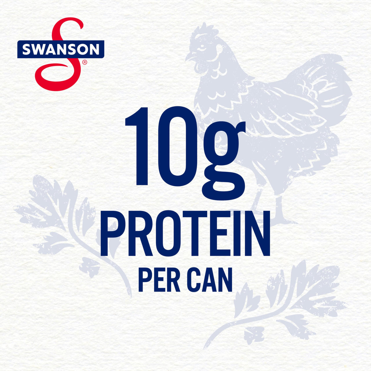 Swanson Canned Chicken a la King creamy sauce and vegetables visible