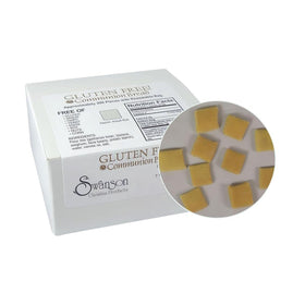 Swanson Communion Bread gluten-free box ready for church services.