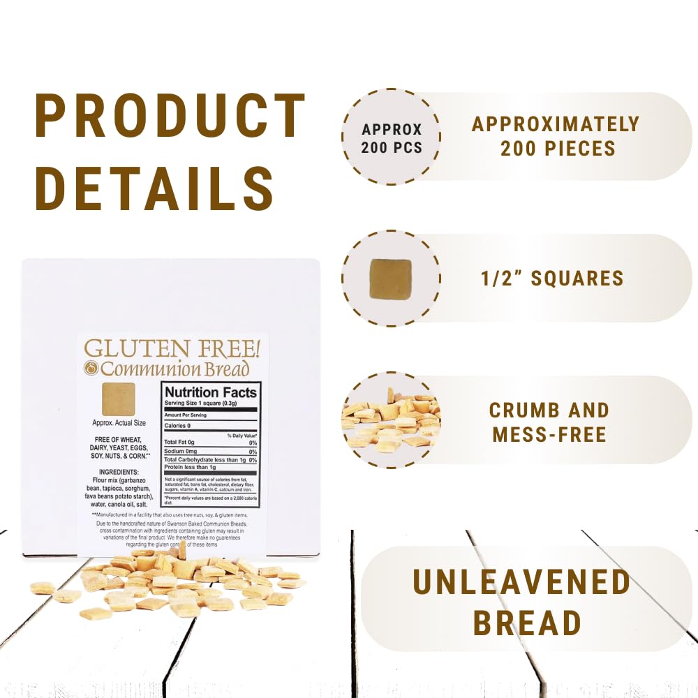 Swanson Communion Bread made in the USA with quality standards.
