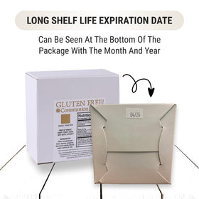 Swanson Communion Bread resealable bag preserves freshness between services.