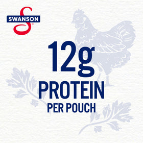 Swanson Hickory Smoked BBQ Chicken on a sandwich, convenient protein.