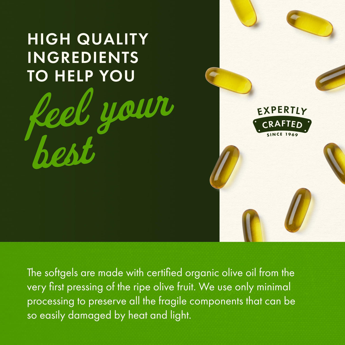 Swanson olive oil with polyphenols illustration — antioxidant-rich profile for daily wellness