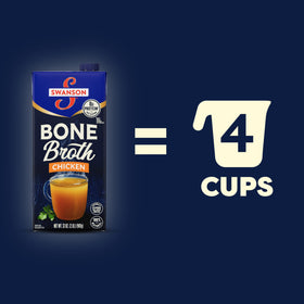 Swanson S broth is pour-ready for fast microwaved snacks or recipes.