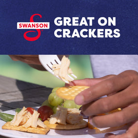 Gluten-free Swanson S chicken product icon illustrates dietary fit.