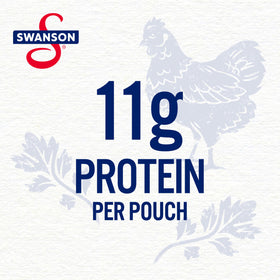 Swanson S no antibiotics label on pouch highlights clean ingredients.