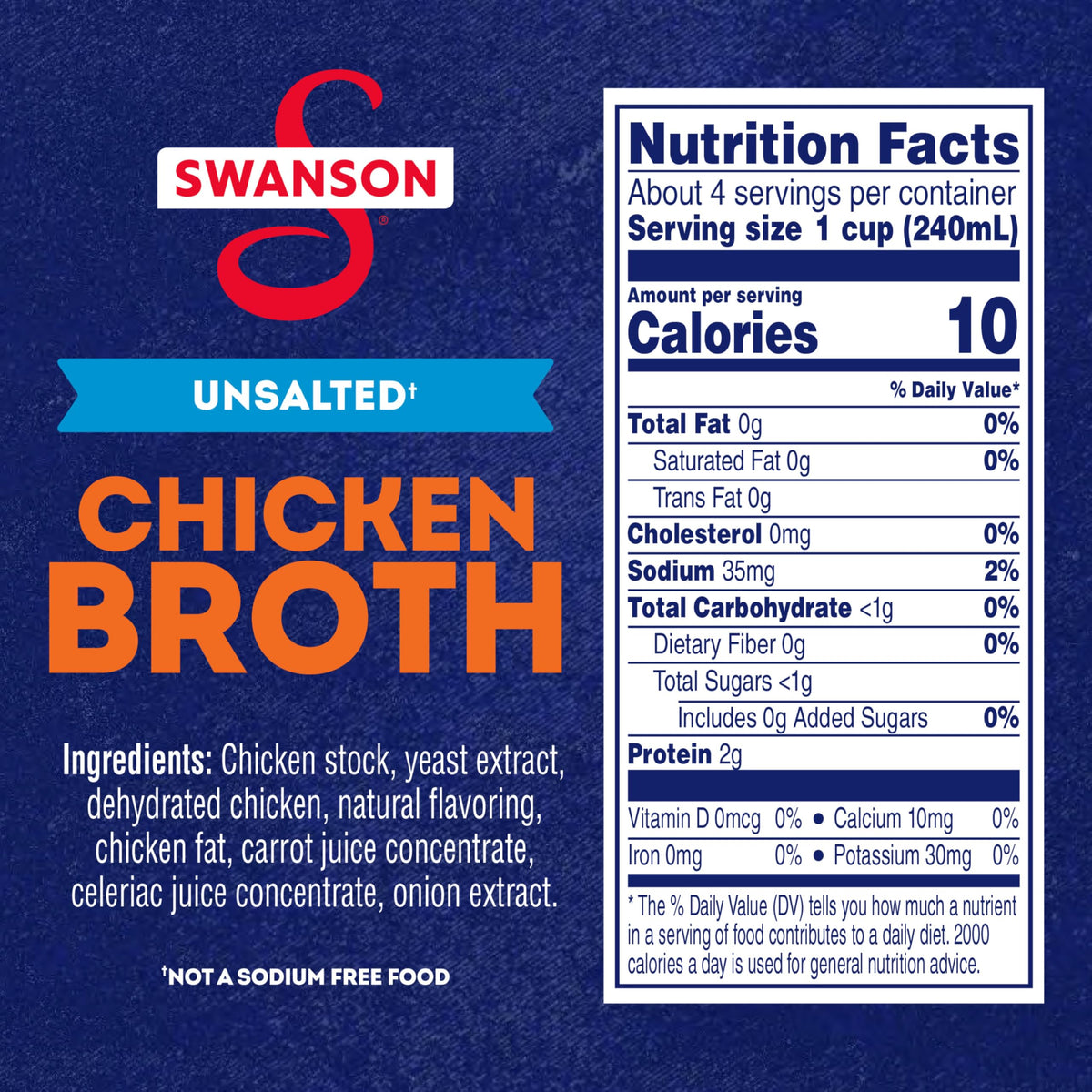 SWANSON S unsalted broth showing balanced flavor for versatile cooking