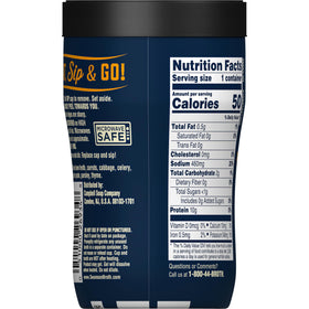 Swanson Sipping Chicken Bone Broth nutrition label highlights 10 g protein.