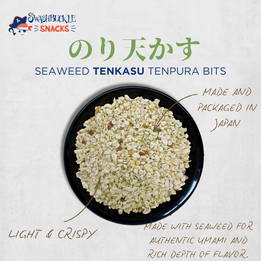 Swashbuckle Seaweed Tenkasu Bits in a bowl ready to elevate soups