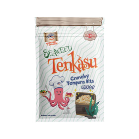 Swashbuckle Seaweed Tenkasu Bits packaging front for convenient snacking on the go
