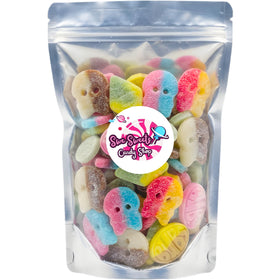 Swe Sweets BUBS Swedish Candy Mix 1 lb pack in a resealable bag for fresh snacking.