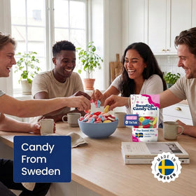 Swedish Candy Chef Swedish gummies and Bubs create a diverse flavor journey.