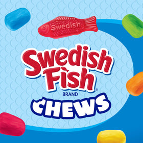 Swedish Fish chews Orange Lemon Lime trio image, a tangy option for party snacks.