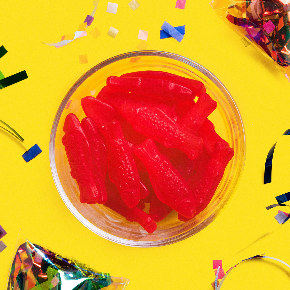 Swedish Fish movie theater candy mood booster for easy, tasty viewing snacks.