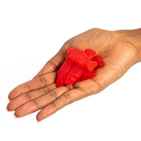 Swedish Fish travel-friendly treat fits purse or lunchbox for convenience.