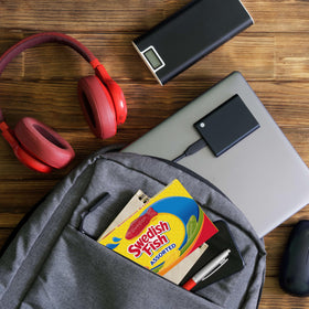 Swedish Fish assorted flavors make a fun trick-or-treat option.