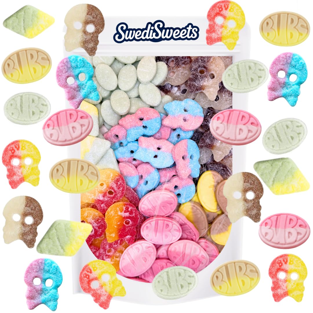 Swedisweets BUBS candy mix pack with colorful gummies for sharing at parties
