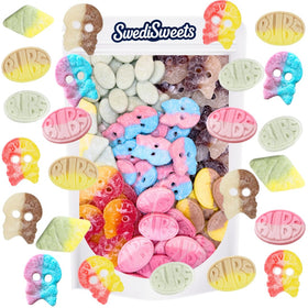 Swedisweets BUBS candy mix pack with colorful gummies for sharing at parties