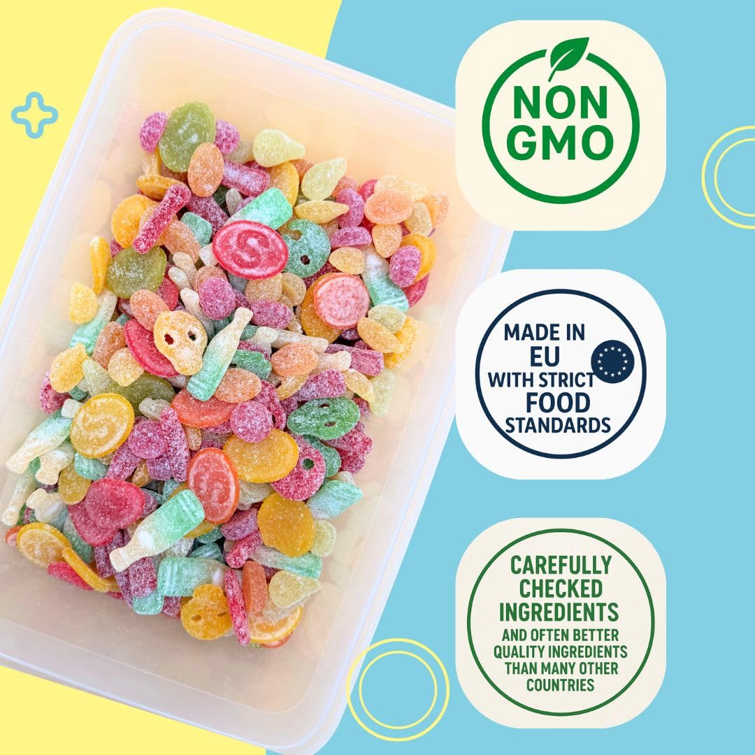 Swedisweets BUBS fruity foam gummies highlighting bold flavors for celebrations