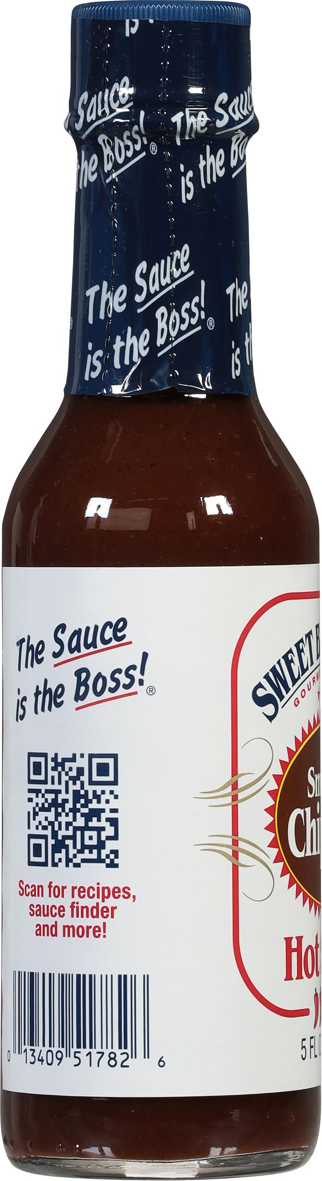 Sweet Baby Ray’s Smoked Chipotle Hot Sauce with grilled meats deepens savory notes.