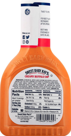 Sweet Baby Ray's wings dipping shot highlights bold flavor for game night