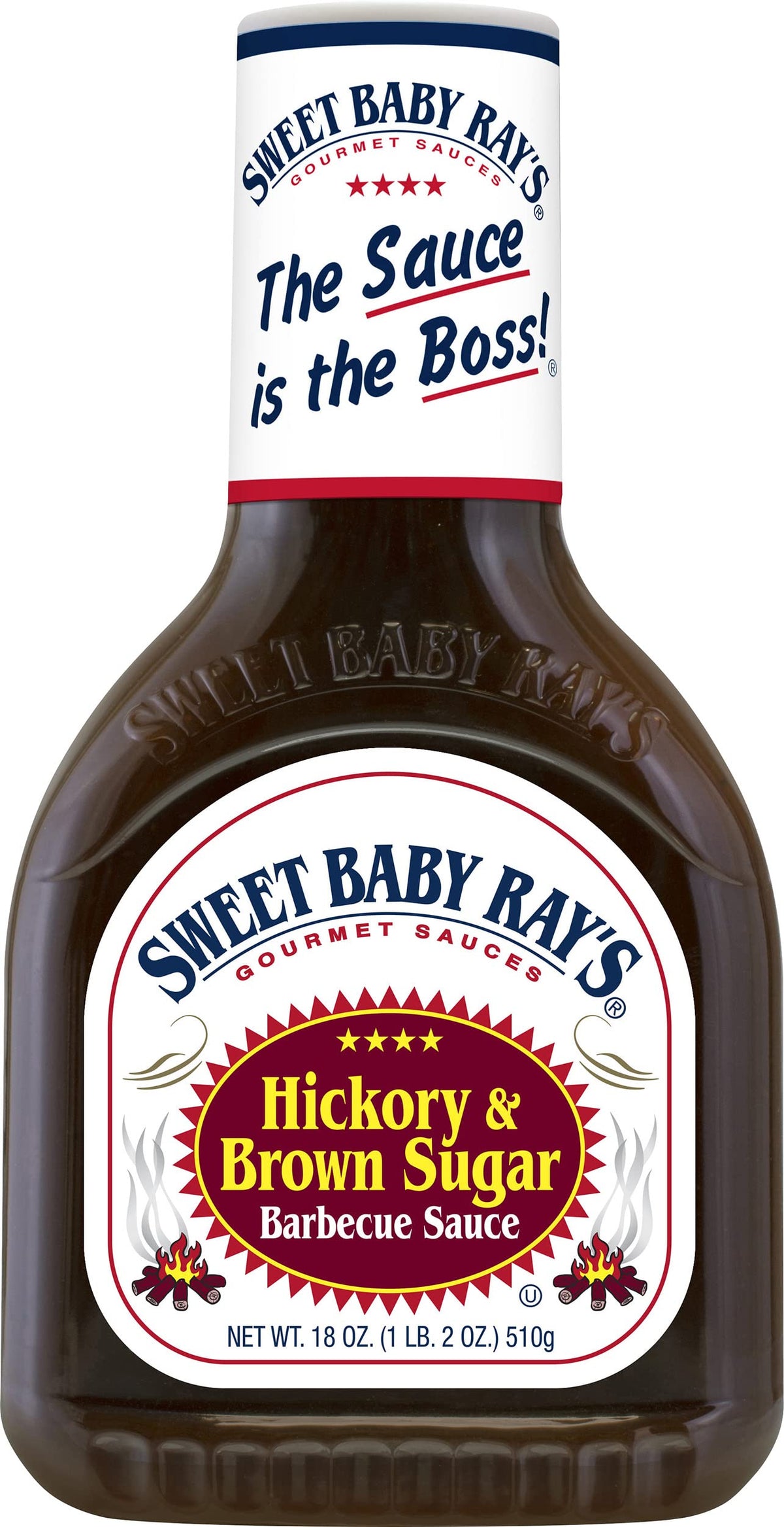Sweet Baby Ray's Honey BBQ sauce pouring over grilled chicken with a glossy glaze.