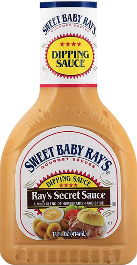 Roast beef sandwich enhanced with Sweet Baby Ray's Secret Sauce.
