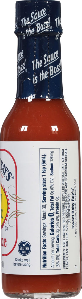 Sweet Baby Ray's Spicy Garlic hot sauce on wings with bold glaze