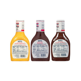 Sweet Baby Ray's Original BBQ sauce bottle close-up for classic flavor
