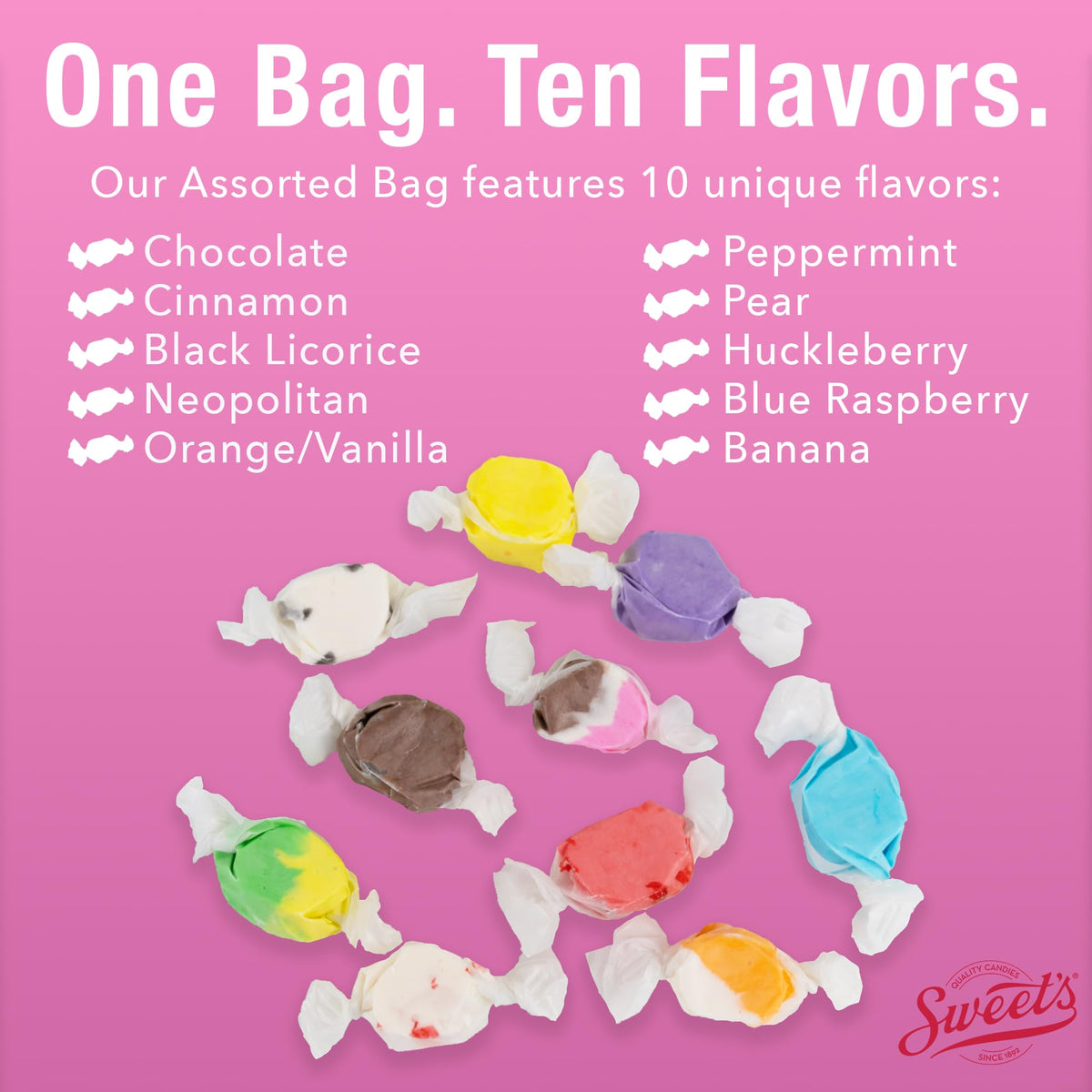 Sweet Candy Company 3-lb bulk pack displayed for easy stocking.