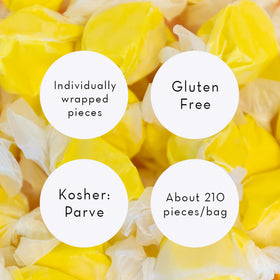 Banana flavor taffy bite showcasing nostalgic taste and smooth chew.