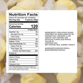 Sweet Candy Company buttered popcorn flavor taffy for movie nights.