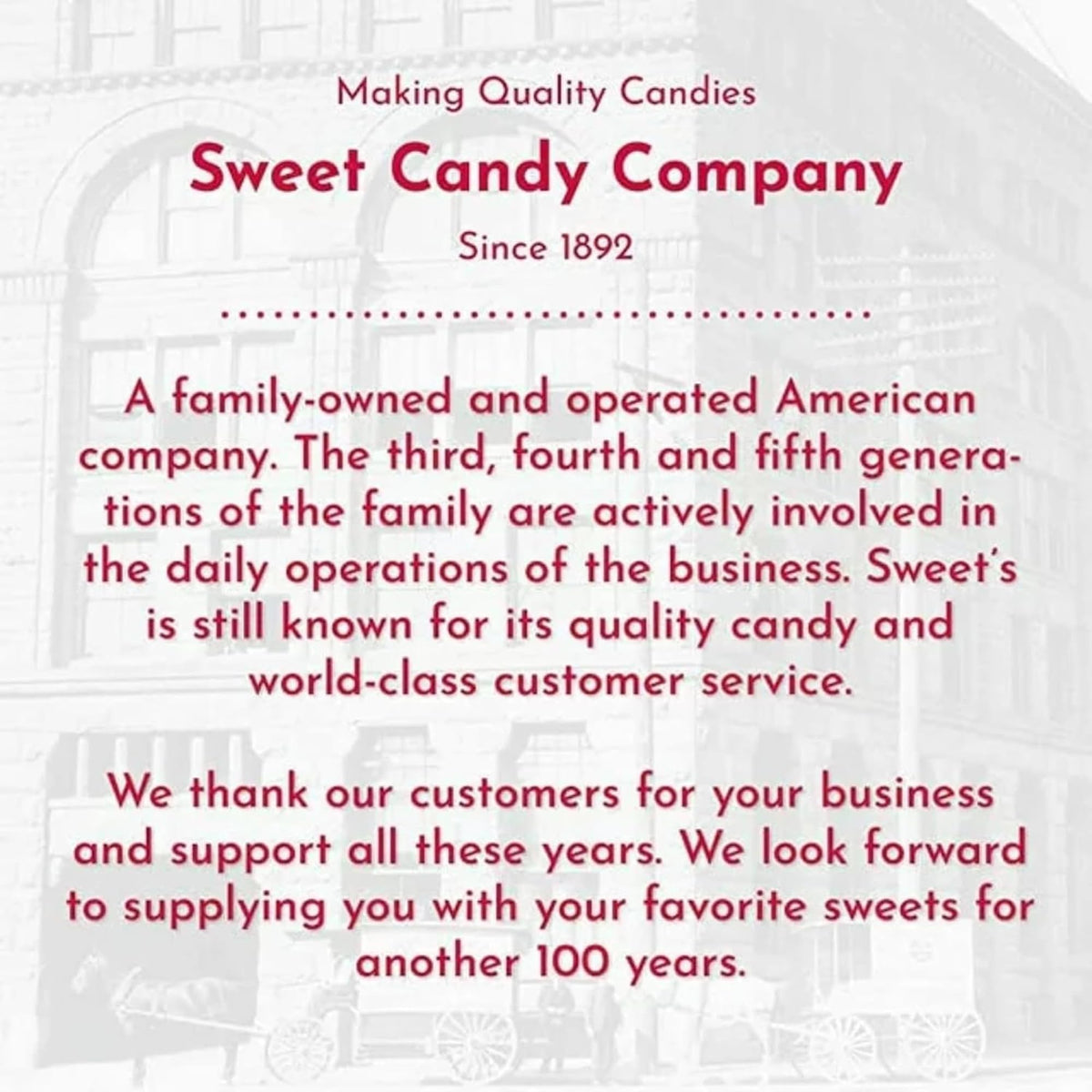 Candy buffet setup with Sweet Candy Company vanilla taffy for gatherings