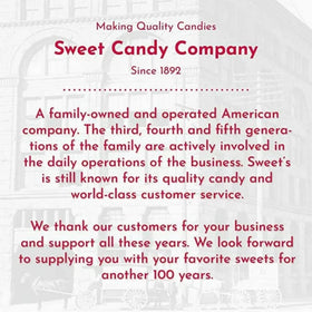 Candy buffet setup with Sweet Candy Company vanilla taffy for gatherings