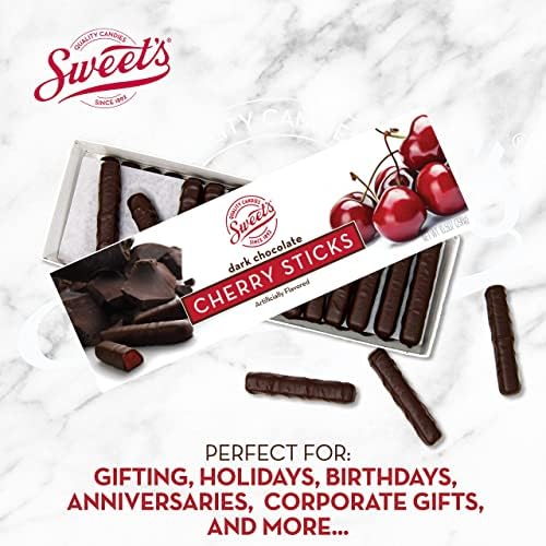 Sweet Candy Company dark chocolate raspberry stick, bold berry note.