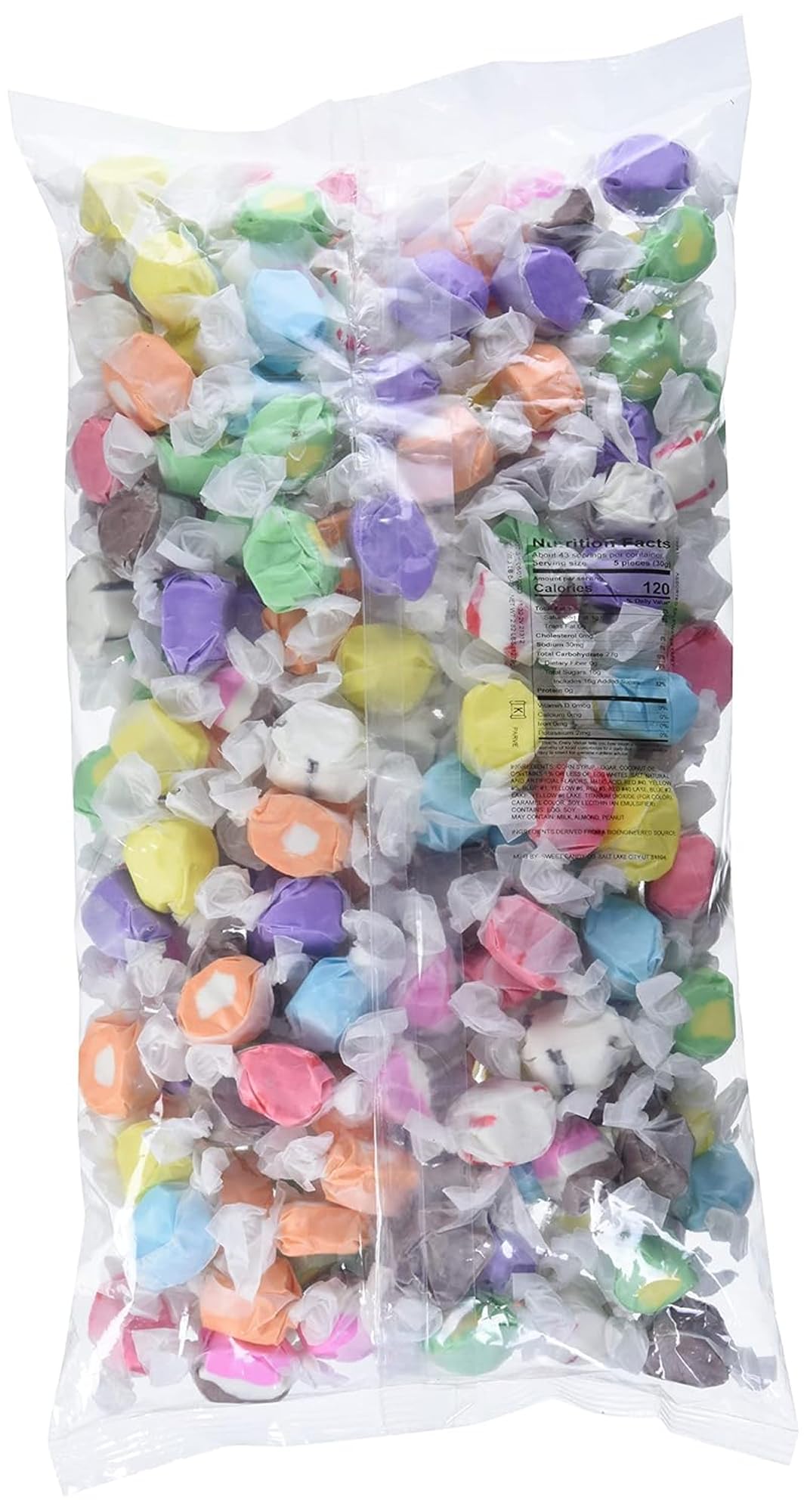 Sweet Candy Company Salt Water Taffy 3 lb bulk assortment for sharing