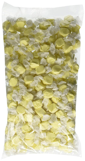 Sweet Candy Company salt water taffy bag showing individually wrapped pieces for easy sharing.