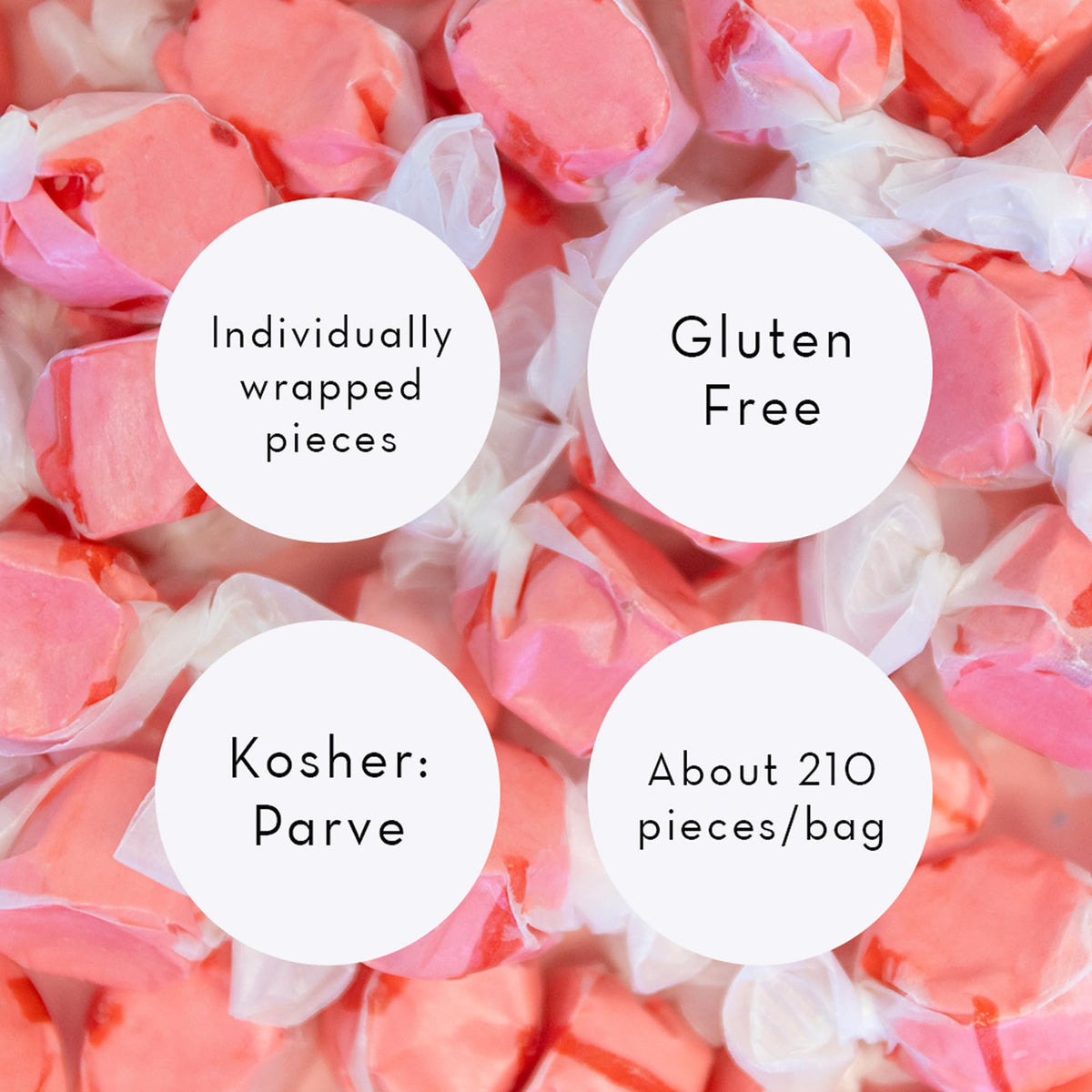 Sweet Candy Company salt water taffy cinnamon flavor ideal for snacking.