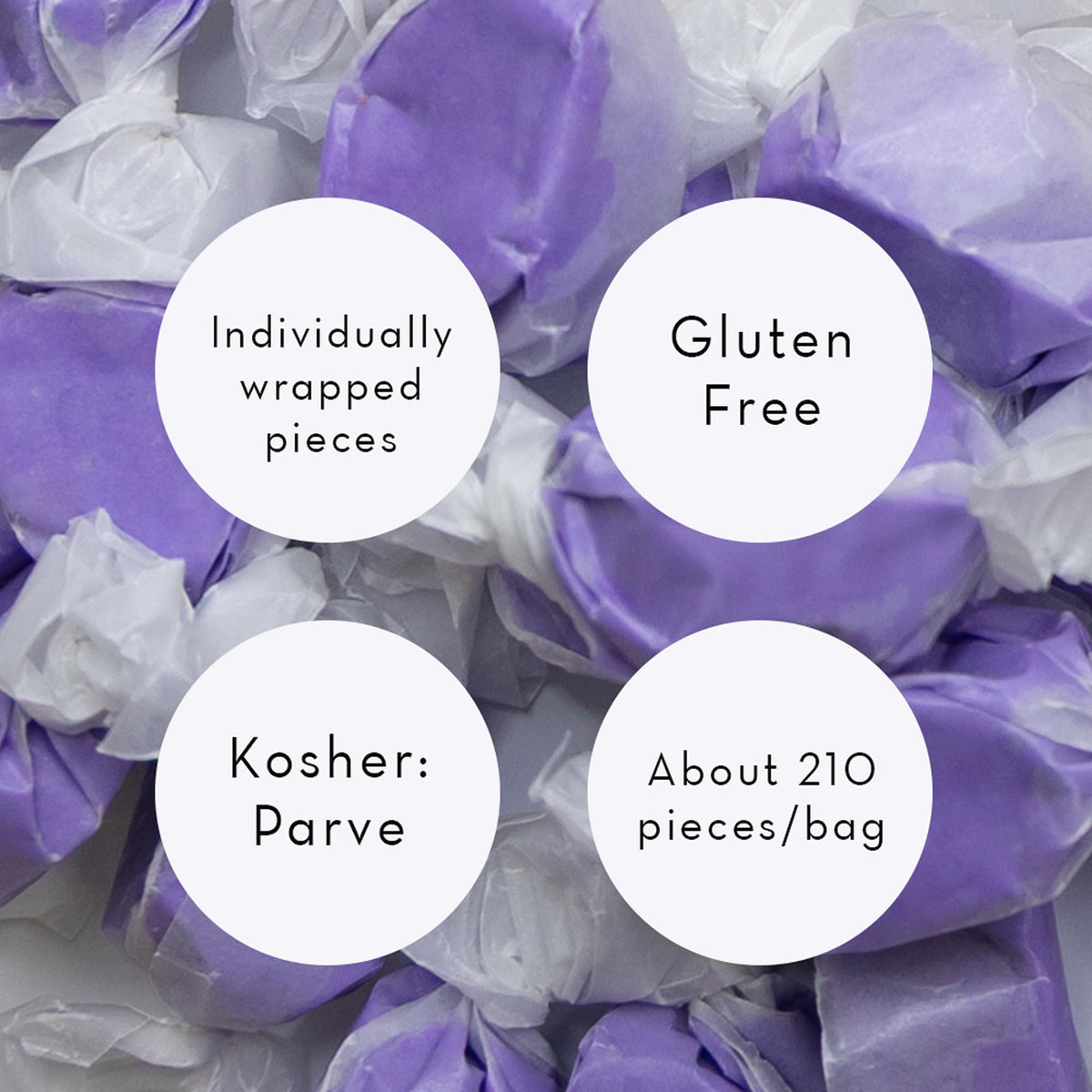 Sweet Candy Company small-batch taffy delivers soft, chewy texture.