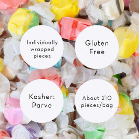 Sweet Candy Company gluten-free saltwater taffy close-up for dietary-friendly option