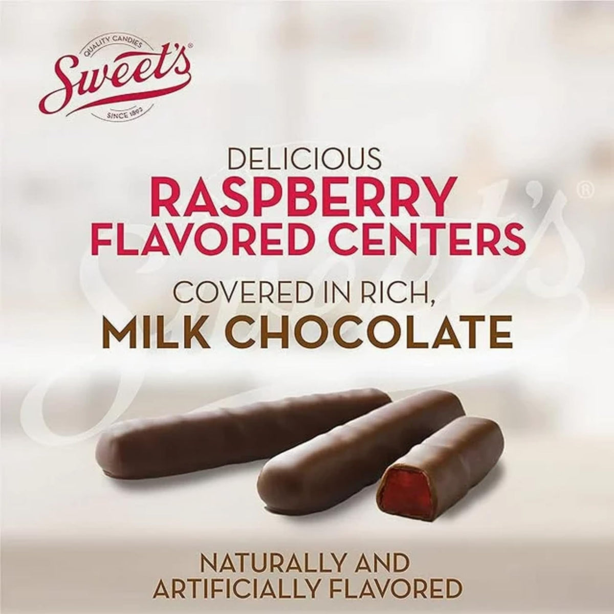 Sweet Candy Company two chocolate fruit sticks displayed on a plate for sharing