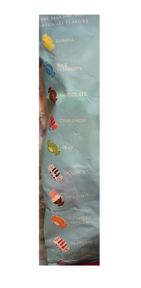 Close-up of glossy, chewy salt water taffy texture.