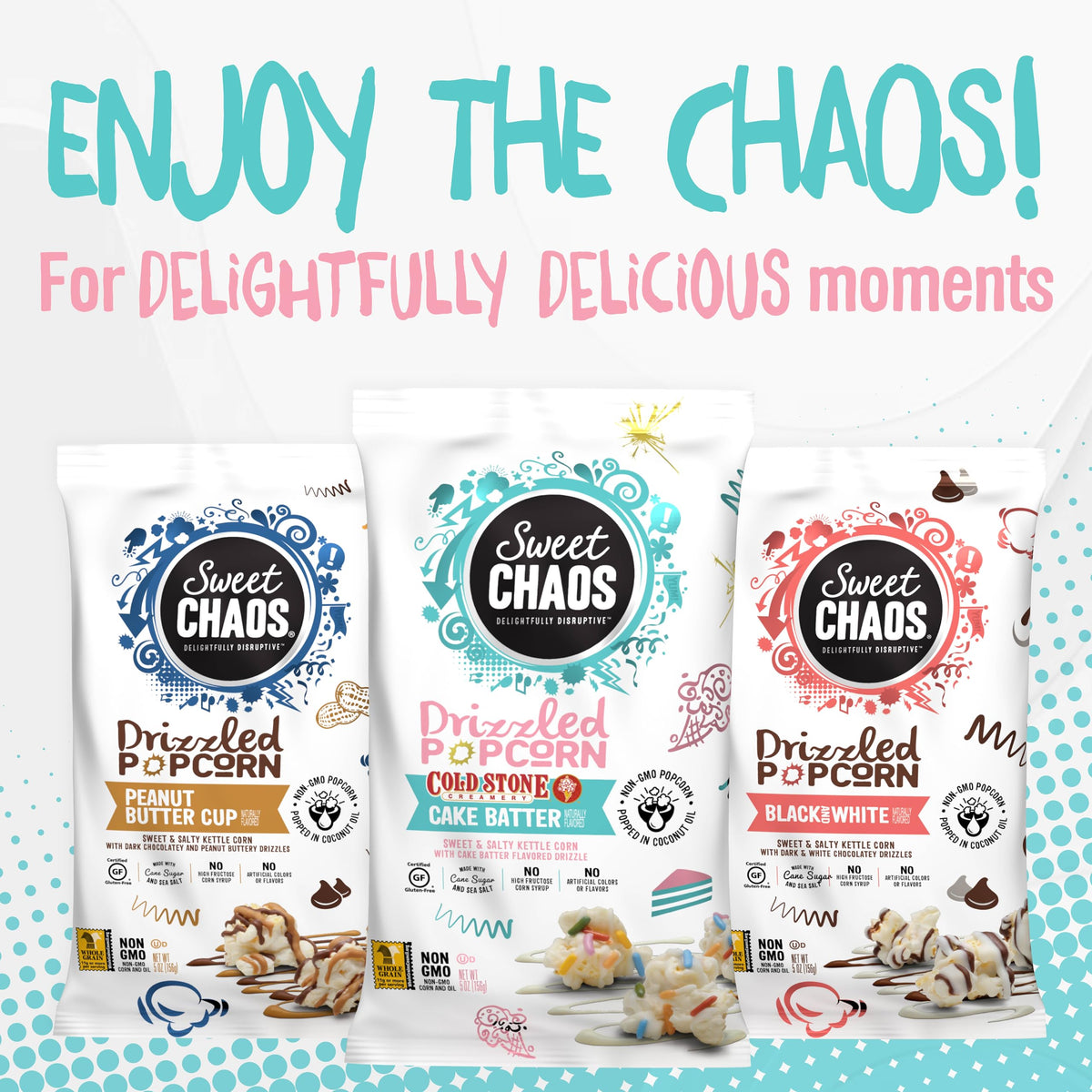 Sweet Chaos shareable treat for gatherings or solo indulgence.
